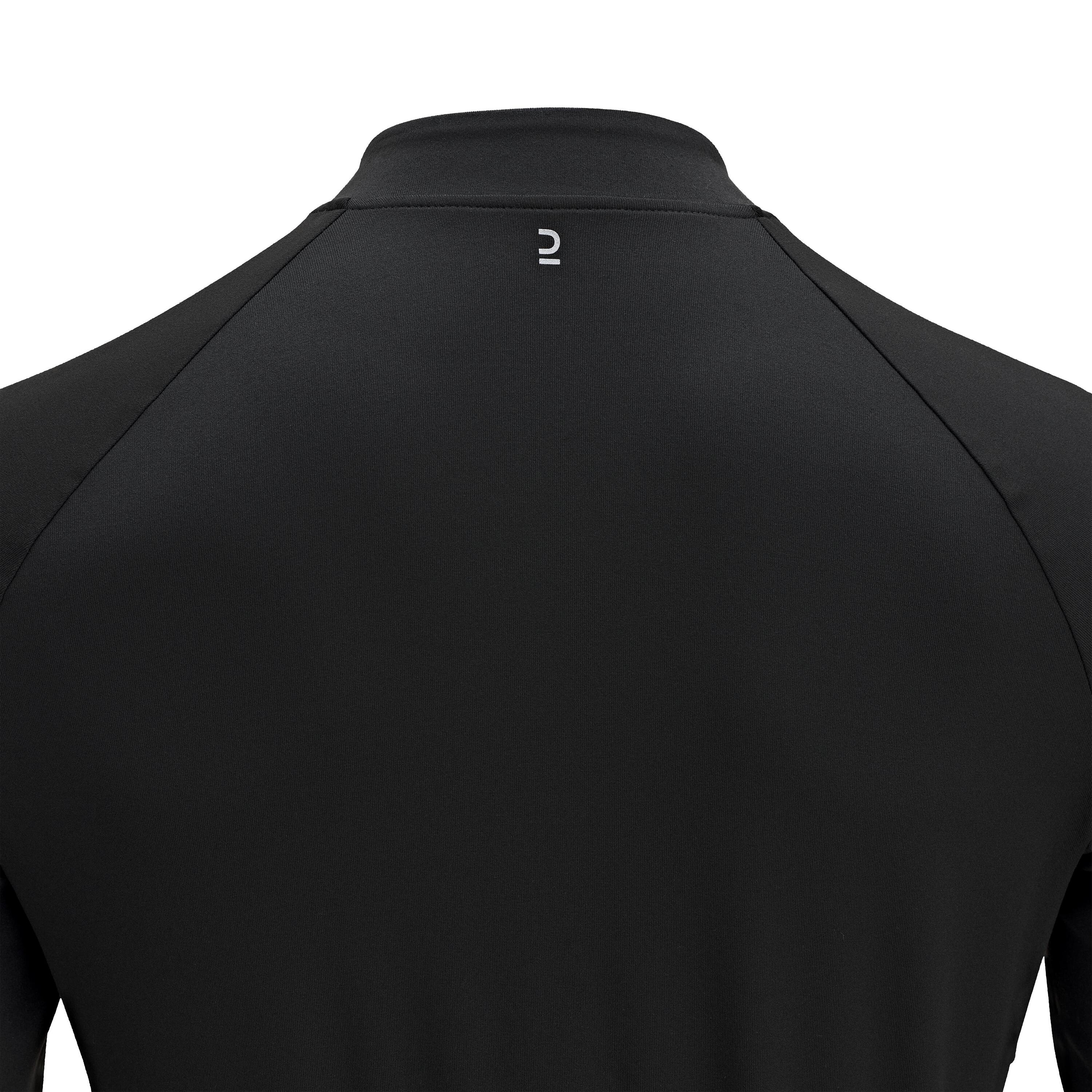 Men's Mid-Season Long-Sleeved Road Cycling Jersey RC100 - Black 6/7