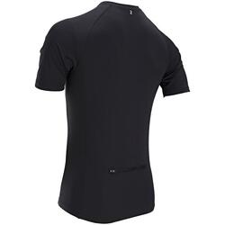 MAILLOT MANCHES COURTES VELO ROUTE TRIBAN ESSENTIEL NOIR