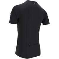 Men's Road Cycling Short-Sleeved Summer Jersey Essential - Black