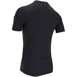 Men's Road Cycling Short-Sleeved Summer Jersey Essential - Black