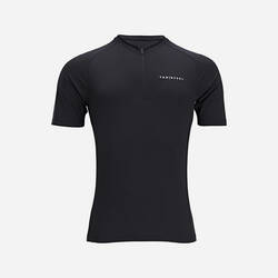 Men's Road Cycling Short-Sleeved Summer Jersey Essential - Black