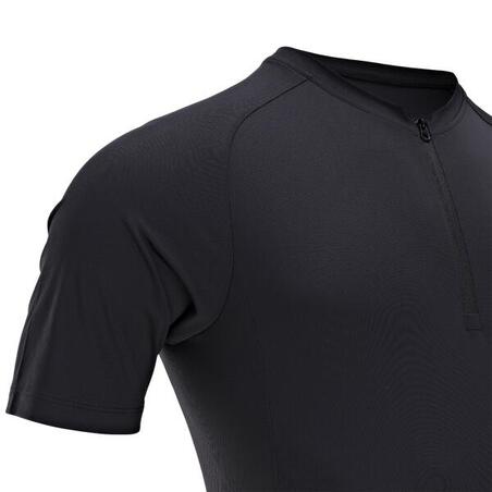 MAILLOT MANCHES COURTES VELO ROUTE TRIBAN ESSENTIEL NOIR