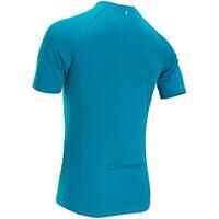 Men's Short-Sleeved Road Cycling Summer Jersey Essential - Blue