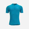 Jersey de Ciclismo Carretera Essential Hombre Azul Manga Corta Verano