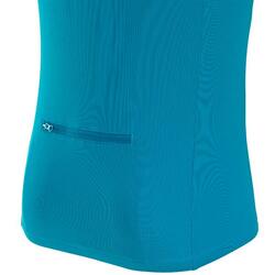 MAILLOT MANCHES COURTES VELO ROUTE TRIBAN ESSENTIEL BLEU