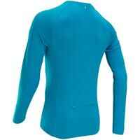 Men's Anti-UV Long-Sleeved Road Cycling Summer Jersey Essential - Blue