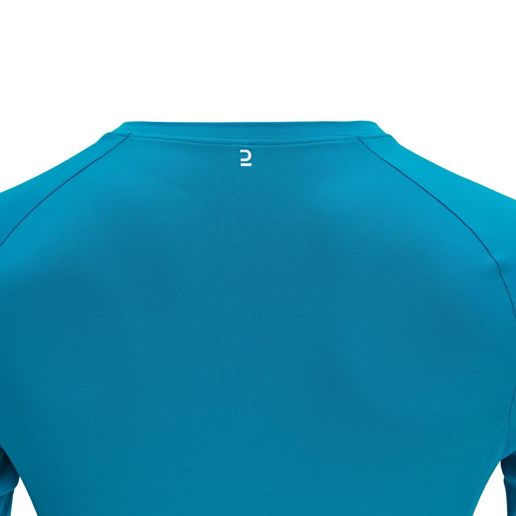 JERSEY DE CICLISMO EN CARRETERA PARA HOMBRE - VERANO - MANGA LARGA - ANTI-UV - ESSENTIEL - AZUL 