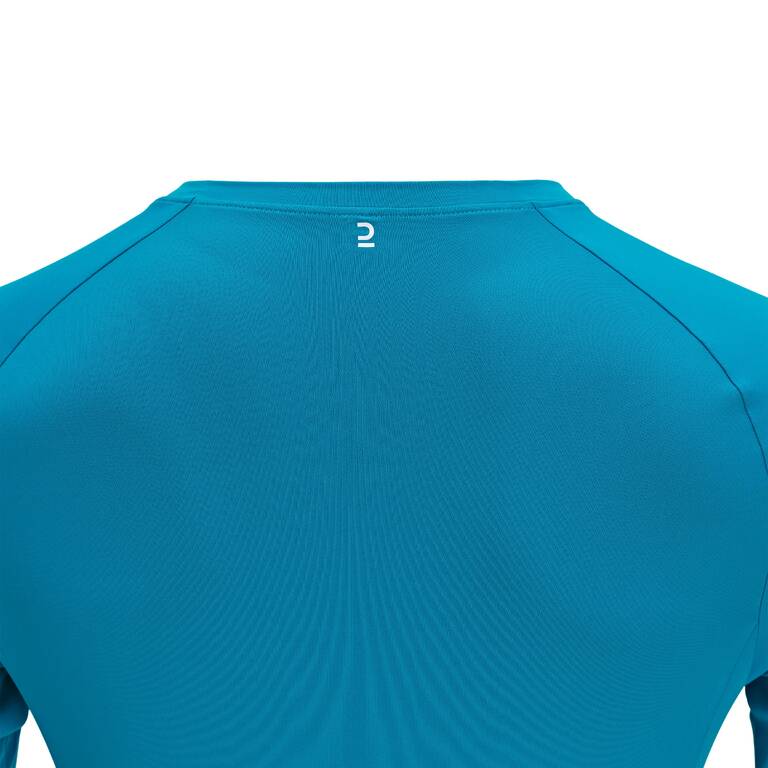 Jersey Sepeda Pria Lengan Panjang Road Cycling Summer Anti-UV Essential - Biru