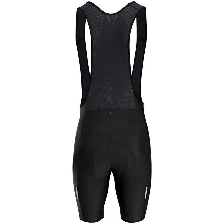 Men's Cycling Bib Shorts RC100 - Black