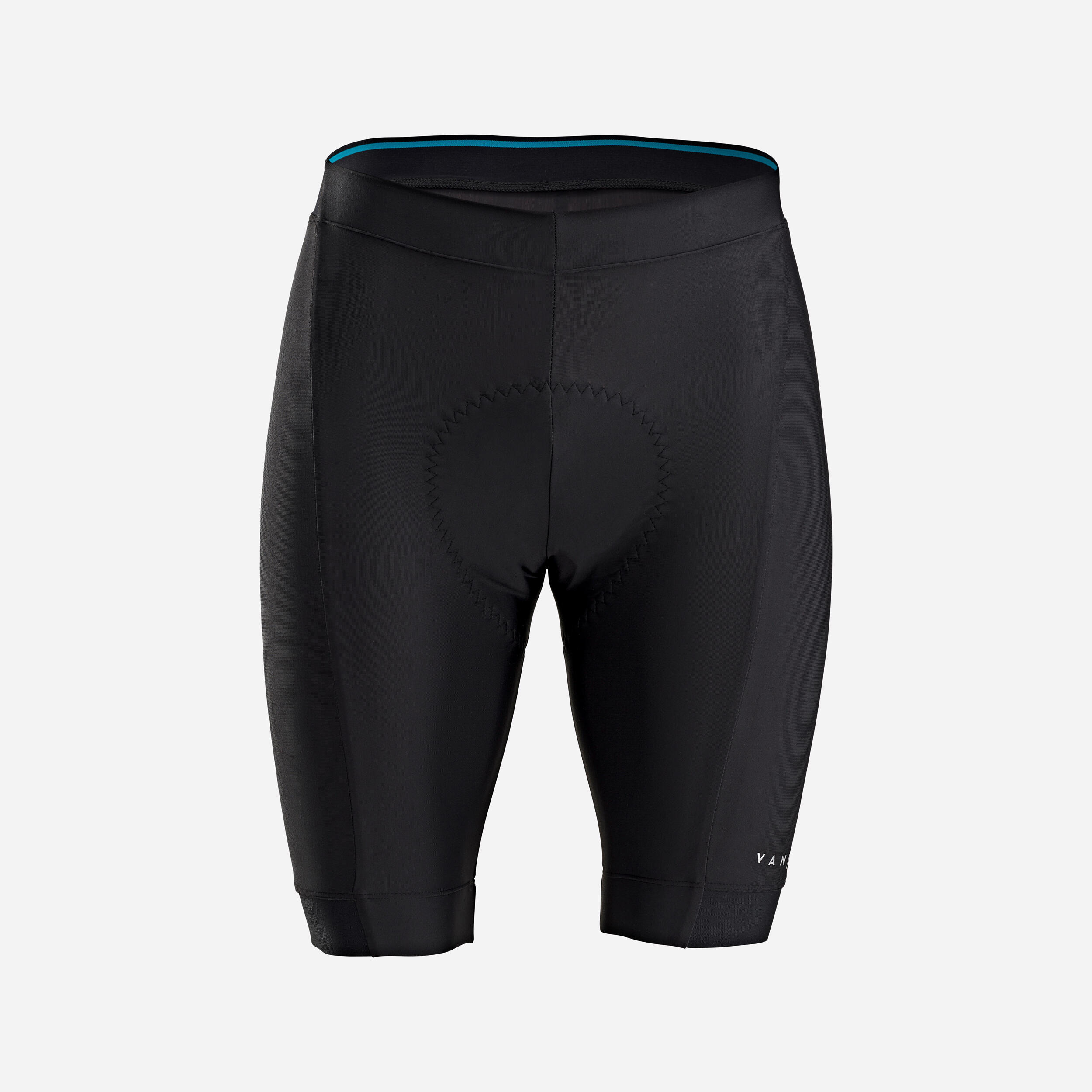 Men's Bibless Cycling Shorts RC100 - Black 1/5