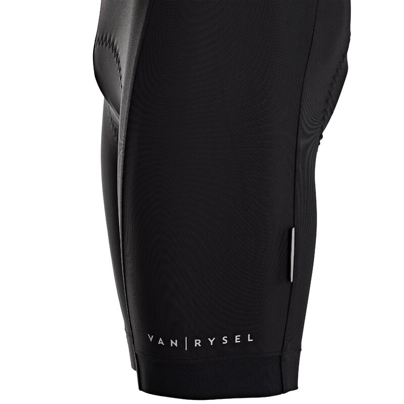 Culotte ciclismo corto sin tirantes hombre RC100 negro