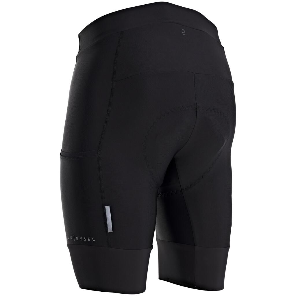 Radhose kurz Rennrad ohne Träger Herren RC500 blau