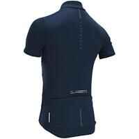 Men's Short-Sleeved Road Cycling Summer Jersey RC500 - Navy Blue