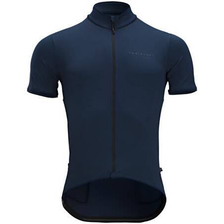 Men's Short-Sleeved Road Cycling Summer Jersey RC500 - Navy Blue