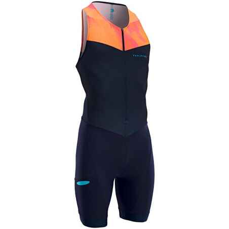 MEN'S SHORT-DISTANCE TRISUIT - NAVY/ORANGE