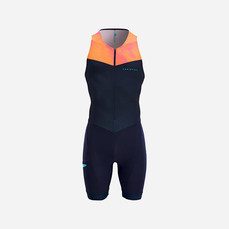 Triathlonanzug Herren – SD dunkelblau/orange 