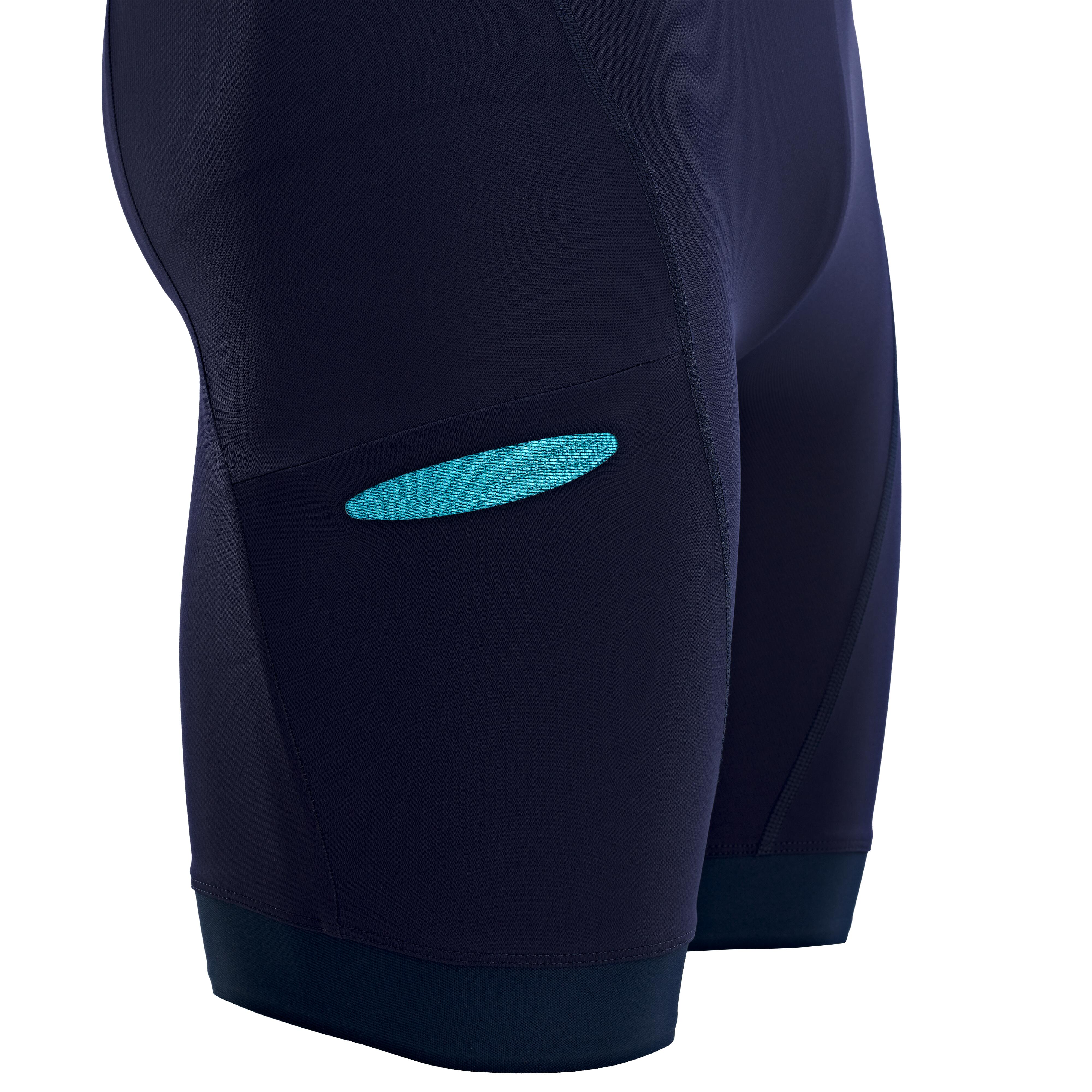 Men’s Short-Distance Trisuit - Navy/Orange - VAN RYSEL