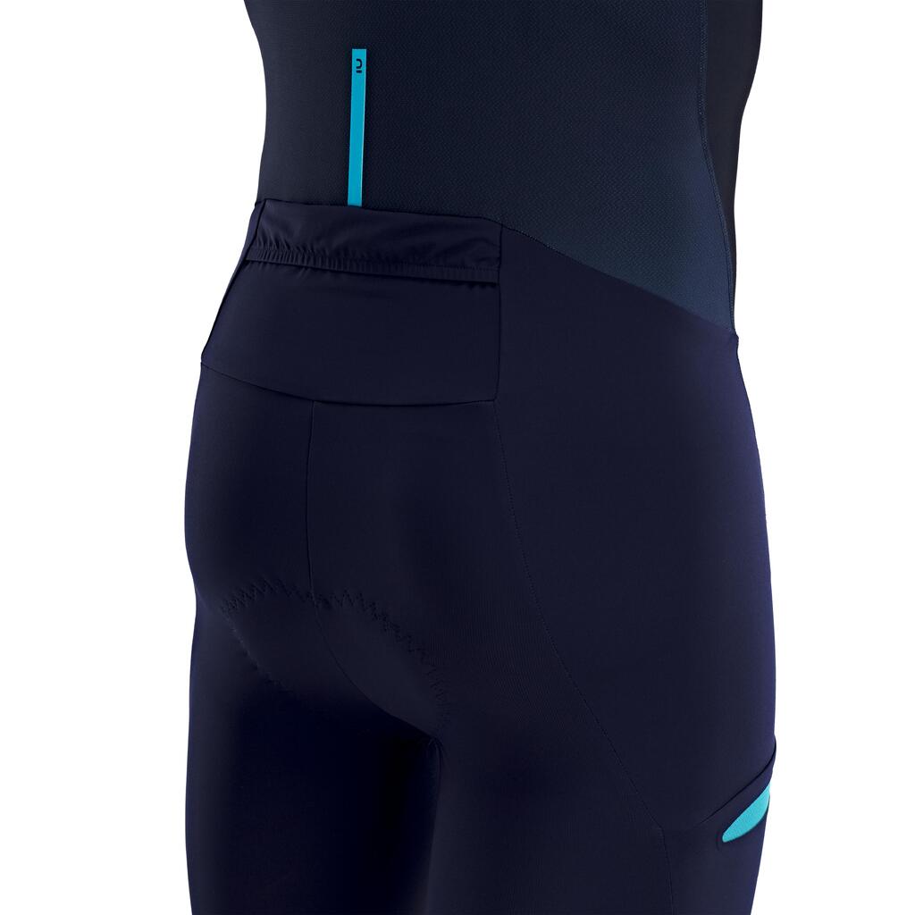 COMBINAISON TRIATHLON TRIFONCTION SD HOMME COURTE DISTANCE NAVY ORANGE