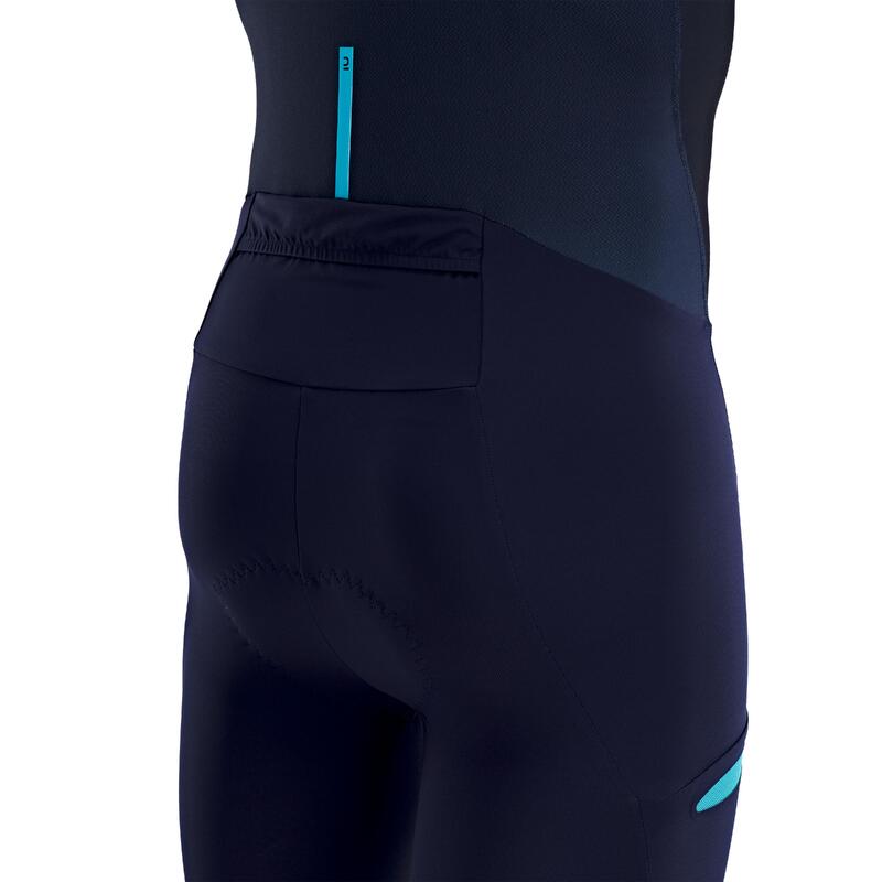 Erkek Triatlon Trisuiti - Lacivert/Turuncu