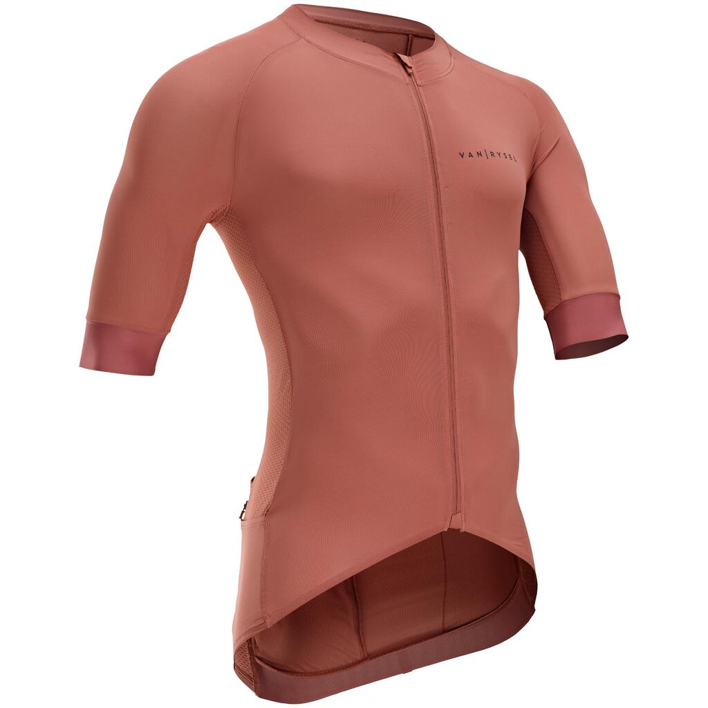 Herren Radtrikot kurzarm Sommer Rennrad - Racer braun 