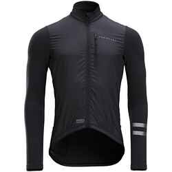 Men's Mid-Season Long-Sleeved Road Cycling Jersey RC500 Shield - Black