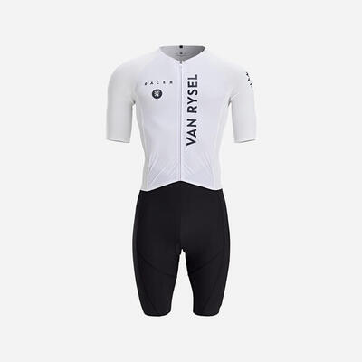 Body ciclismo uomo RACER TEAM bianco