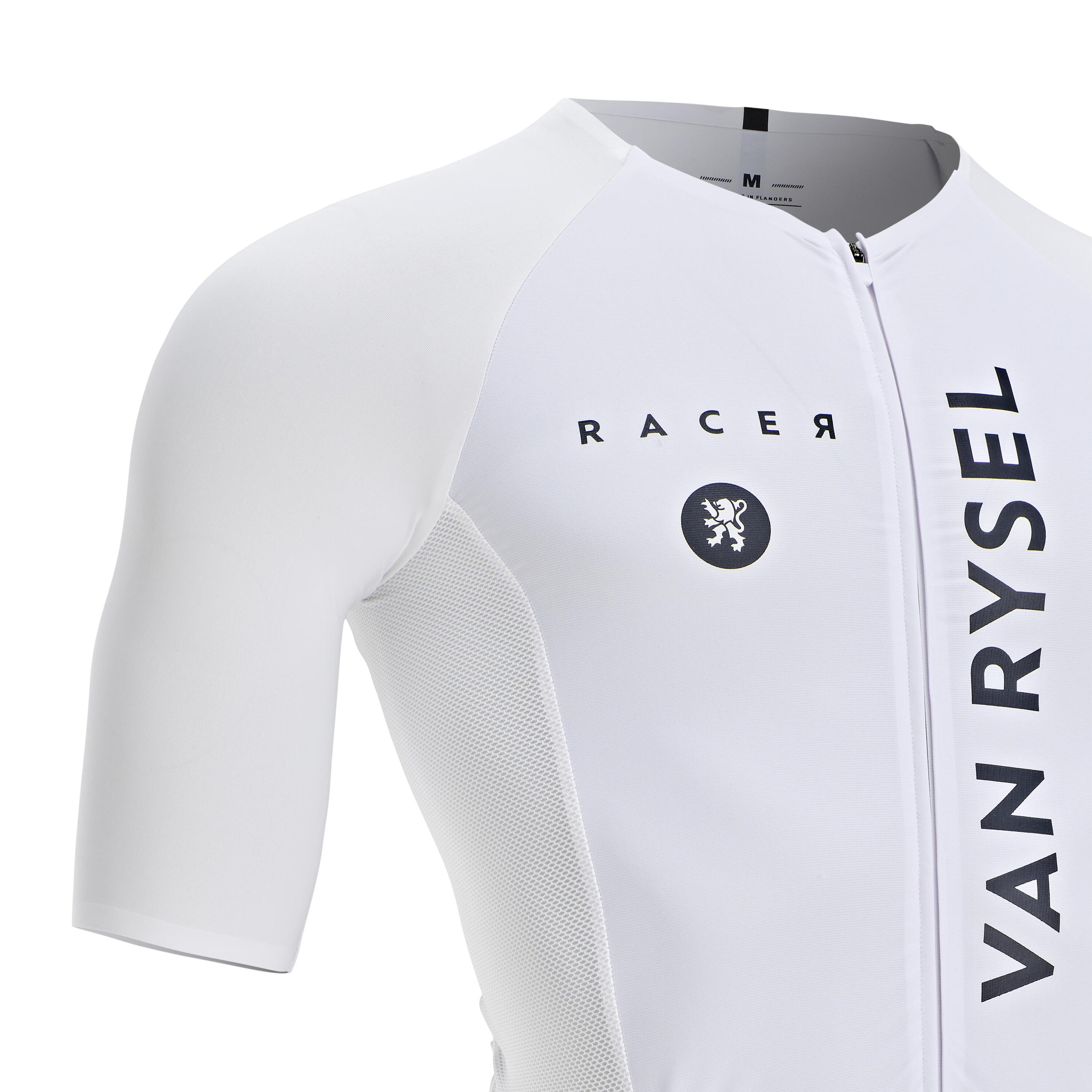 Road Cycling Aerosuit Racer Team - White Team 6/7