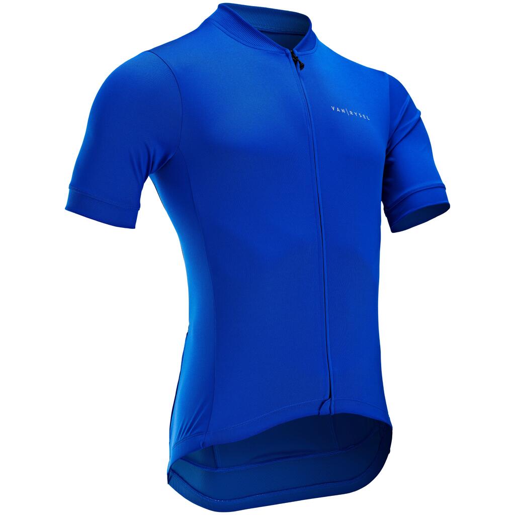 MAILLOT VELO ROUTE  MANCHES COURTES  ETE HOMME - RC100 INDIGO