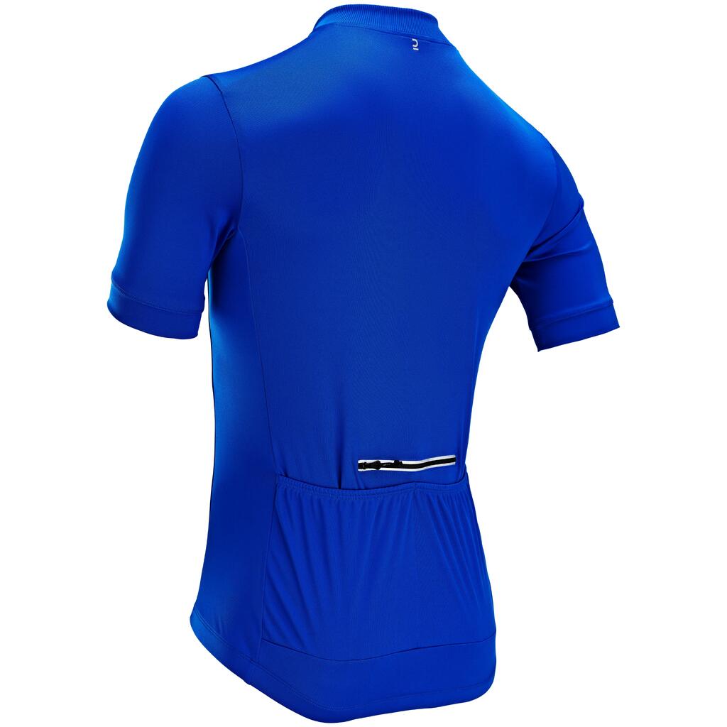 MAILLOT VELO ROUTE  MANCHES COURTES  ETE HOMME - RC100 INDIGO