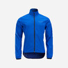 Men's Long-Sleeved Road Cycling Rain Jacket RC100 - Indigo Blue