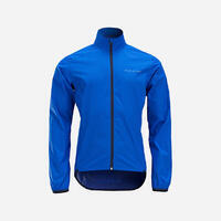 Plava muška biciklistička jakna za kišu RC100