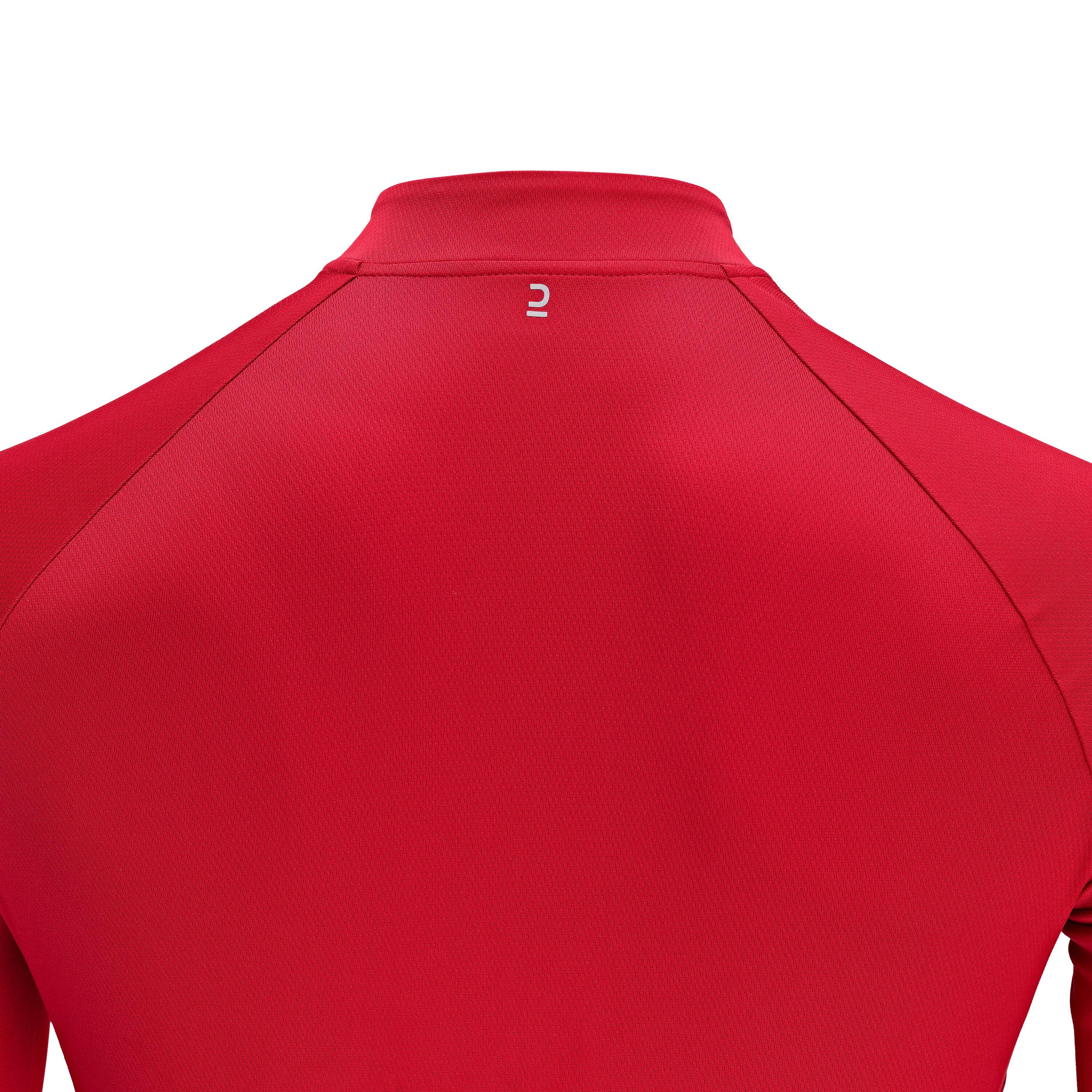 Men's Anti-UV Long-Sleeved Road Cycling Summer Jersey RC100 - Red 6/7