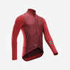 Herren Radtrikot langarm Rennrad - RC500 Shield bordeaux