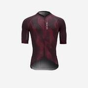 Maillot Vélo Route manches courtes été Homme - RACER Glitch Bordeaux