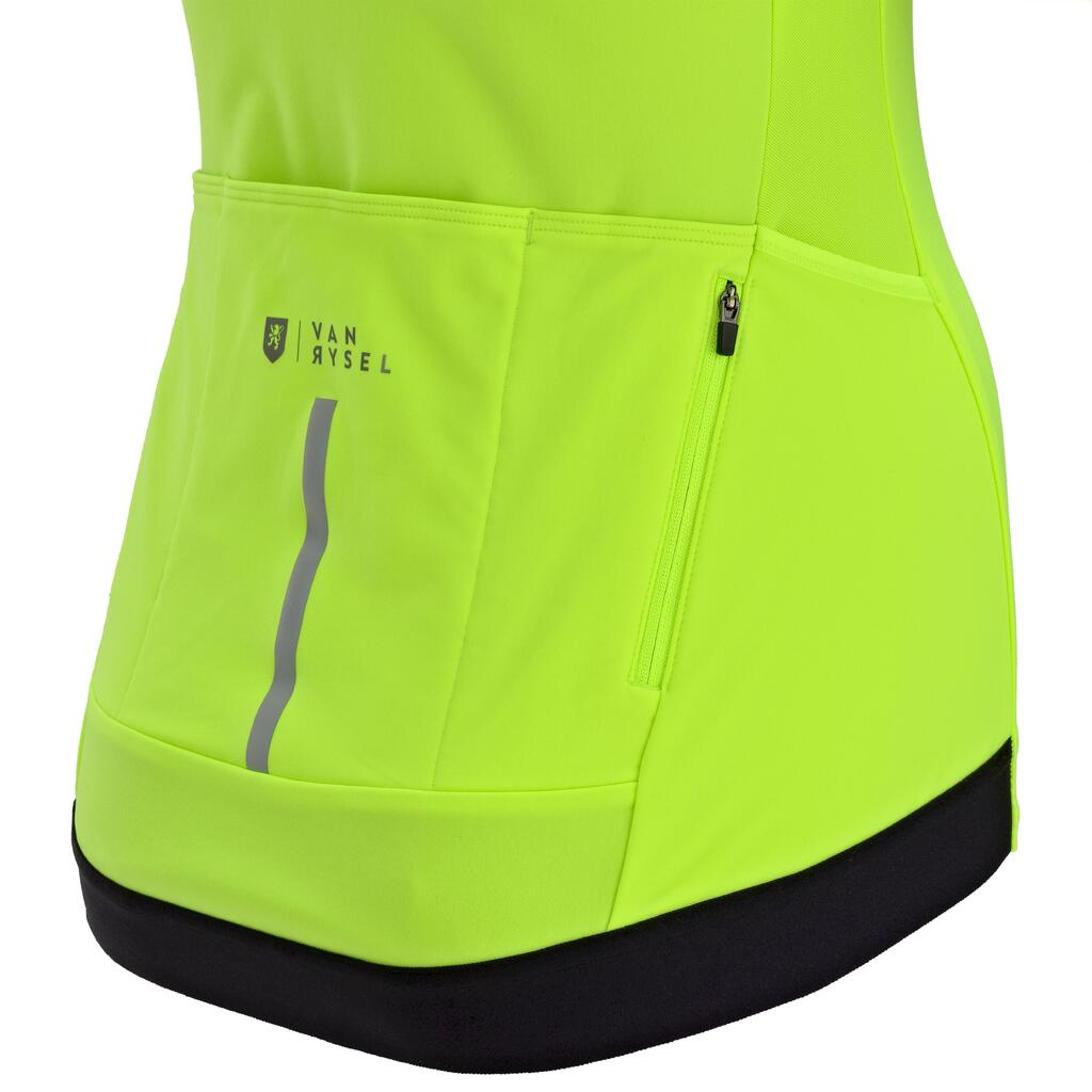 Jersey de Ciclismo Carretera RCR Mujer Amarillo Manga Larga