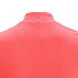 Women's Long-Sleeved Road Cycling Jersey 100 - Coral