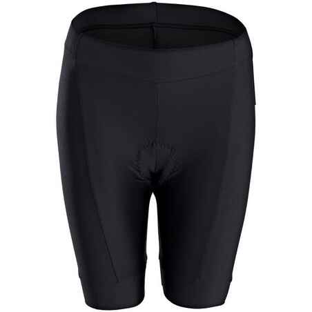 Culotte ciclismo corto mujer Van Rysel 100 negro