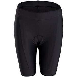 Culotte ciclismo corto sin tirantes mujer Essential negro
