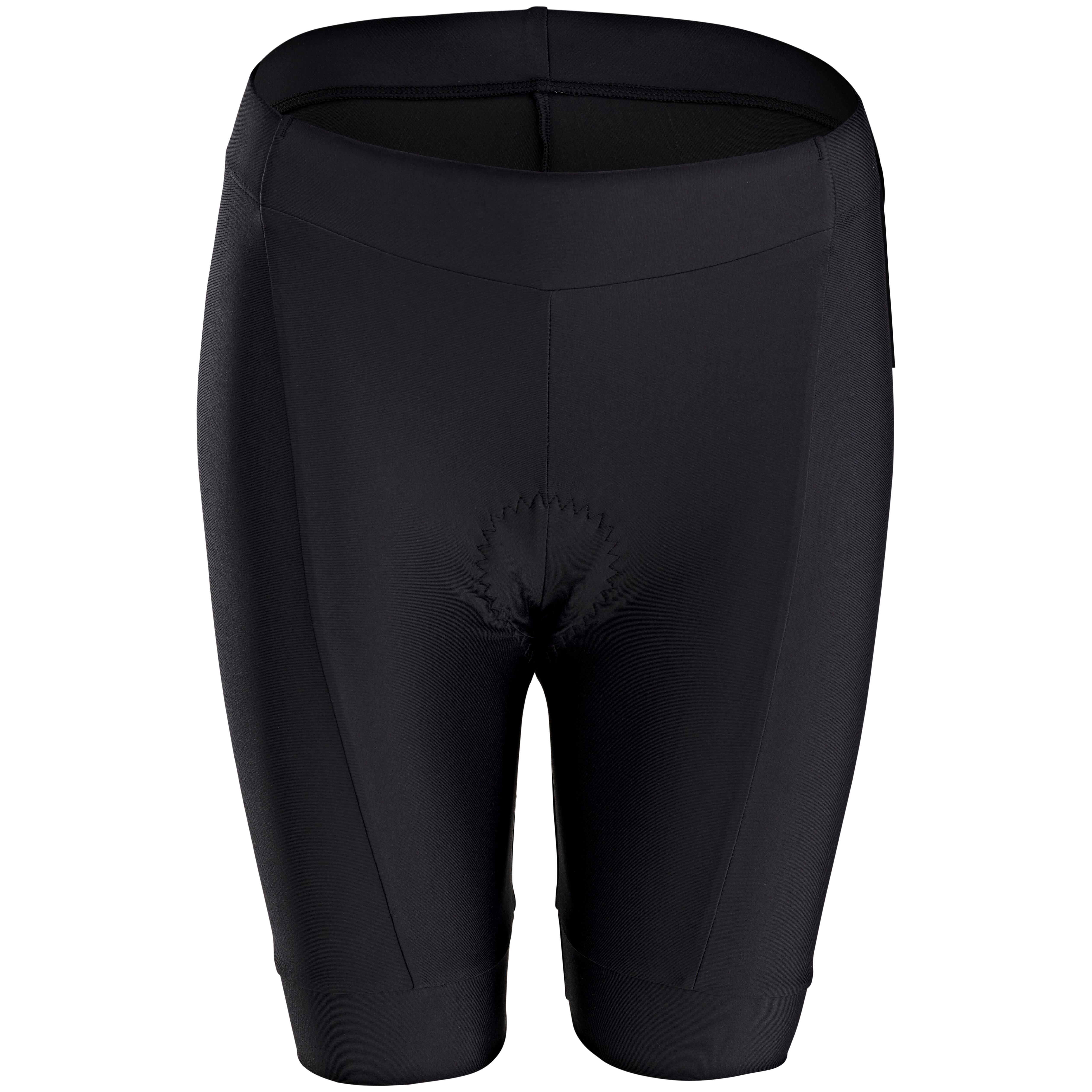 Culotte ciclismo corto sin tirantes mujer Essential negro