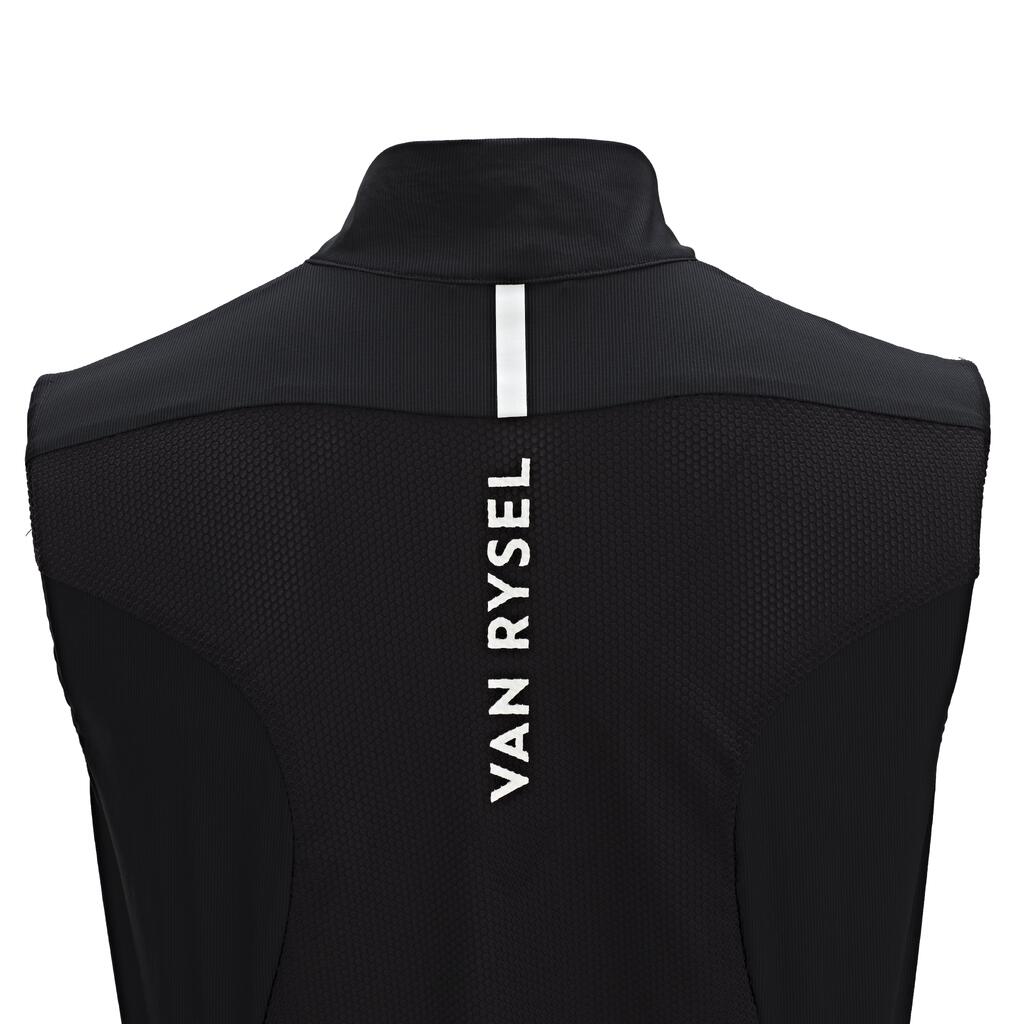 Chaleco Ciclismo Carretera Ultralight Mujer Negro Rompevientos