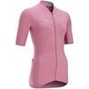 Women's Short-Sleeved Cycling Jersey Racer - Dusty Pink