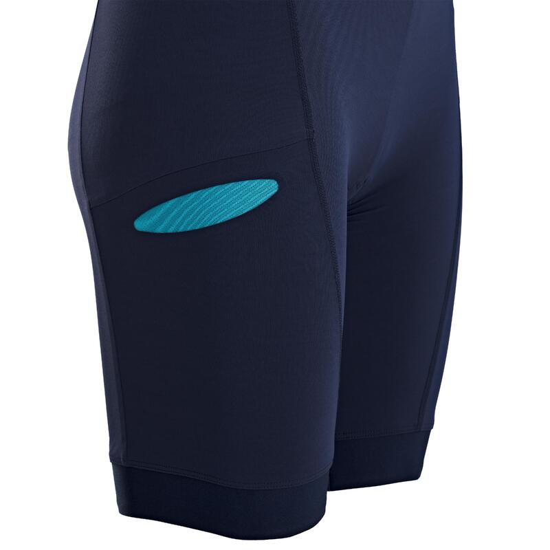 Body TRIATHLON tripla funzione SD da donna breve distanza navy-arancione