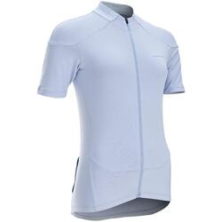 Maillot ciclismo manga corta mujer Van Rysel RCR esmeralda - Decathlon