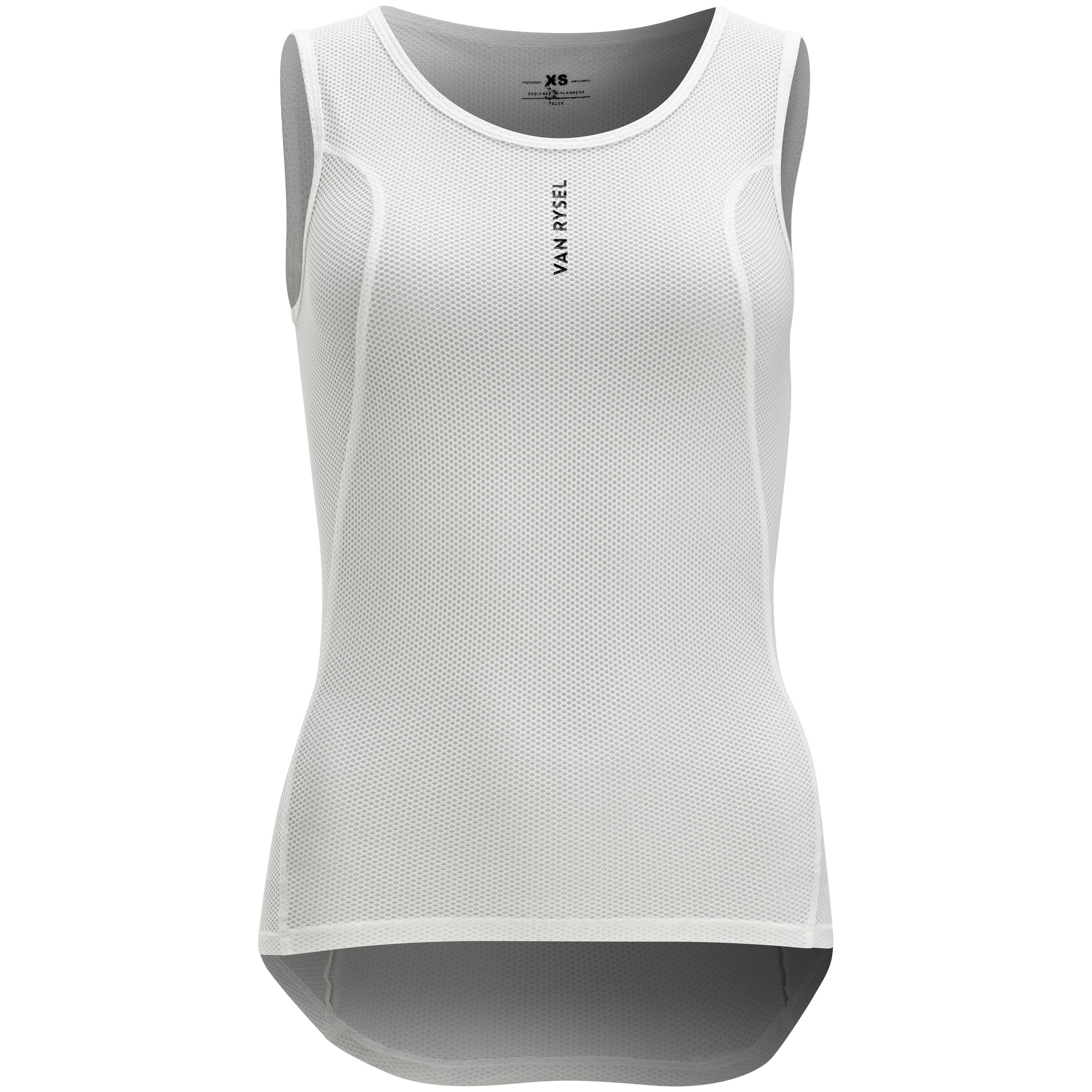 Women's Cycling Mesh Warm Weather Base Layer - White 6/6