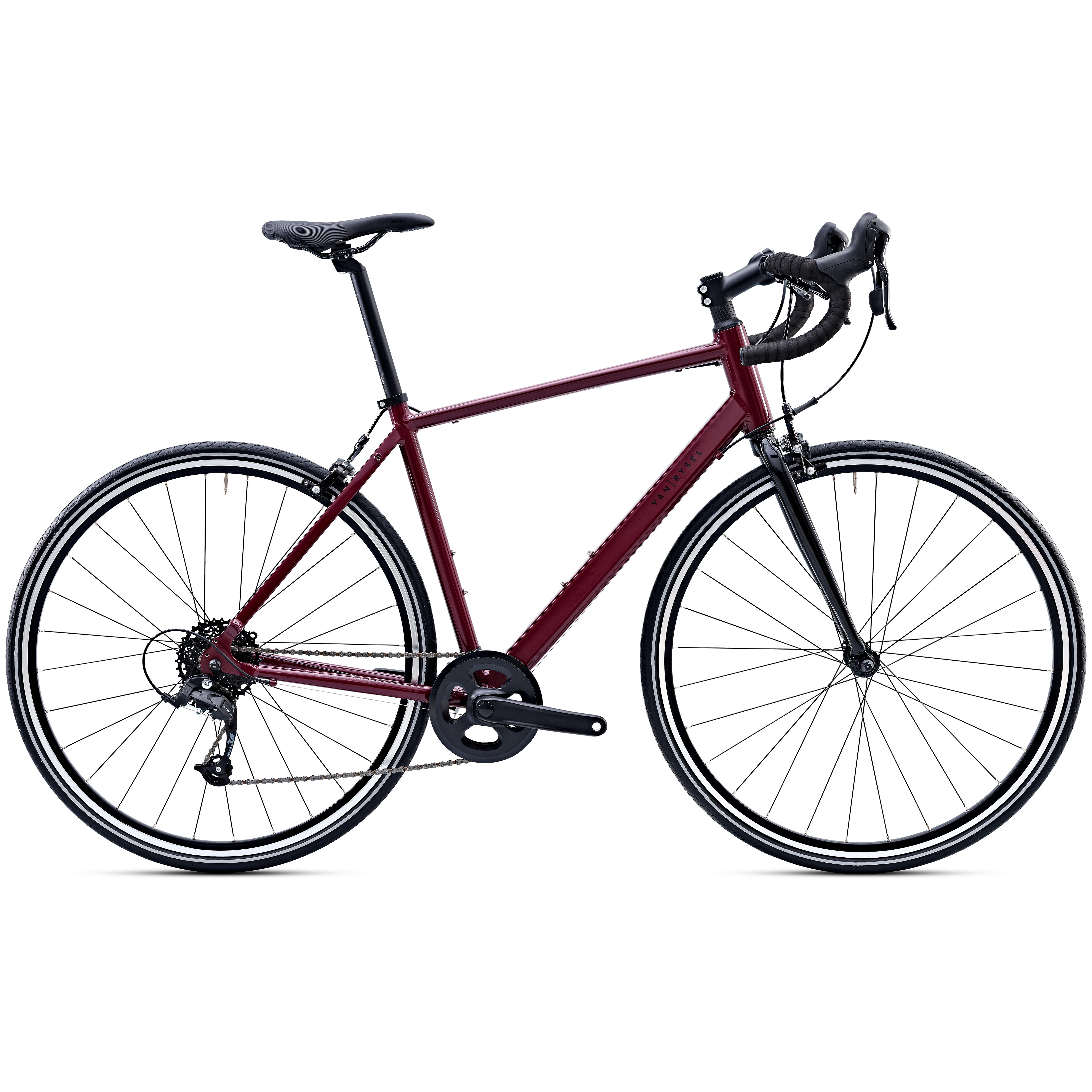 Bicicletta da strada EDR EASY VAN RYSEL Bordeaux