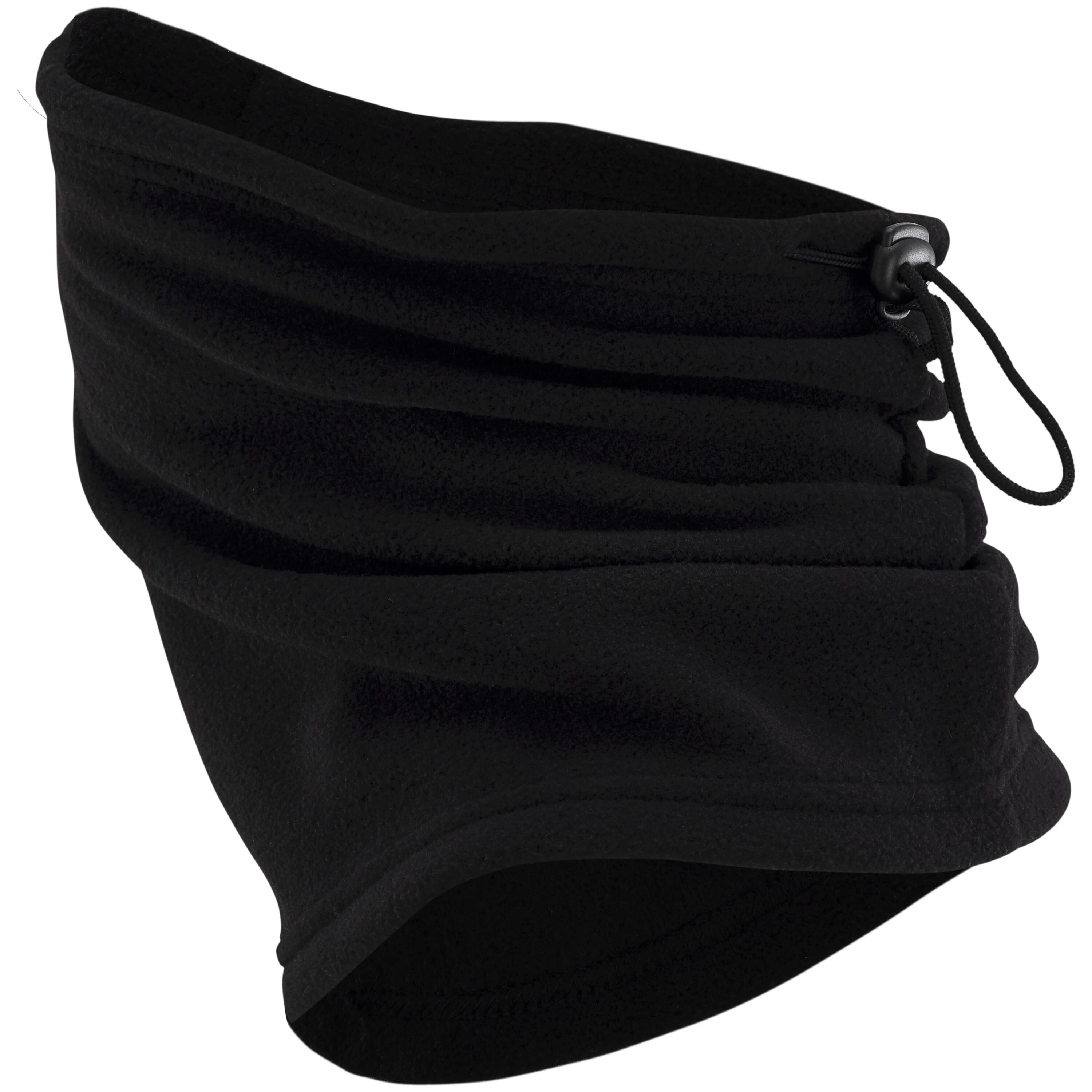 100 Winter Cycling Fleece Neck Warmer - Black 2/4