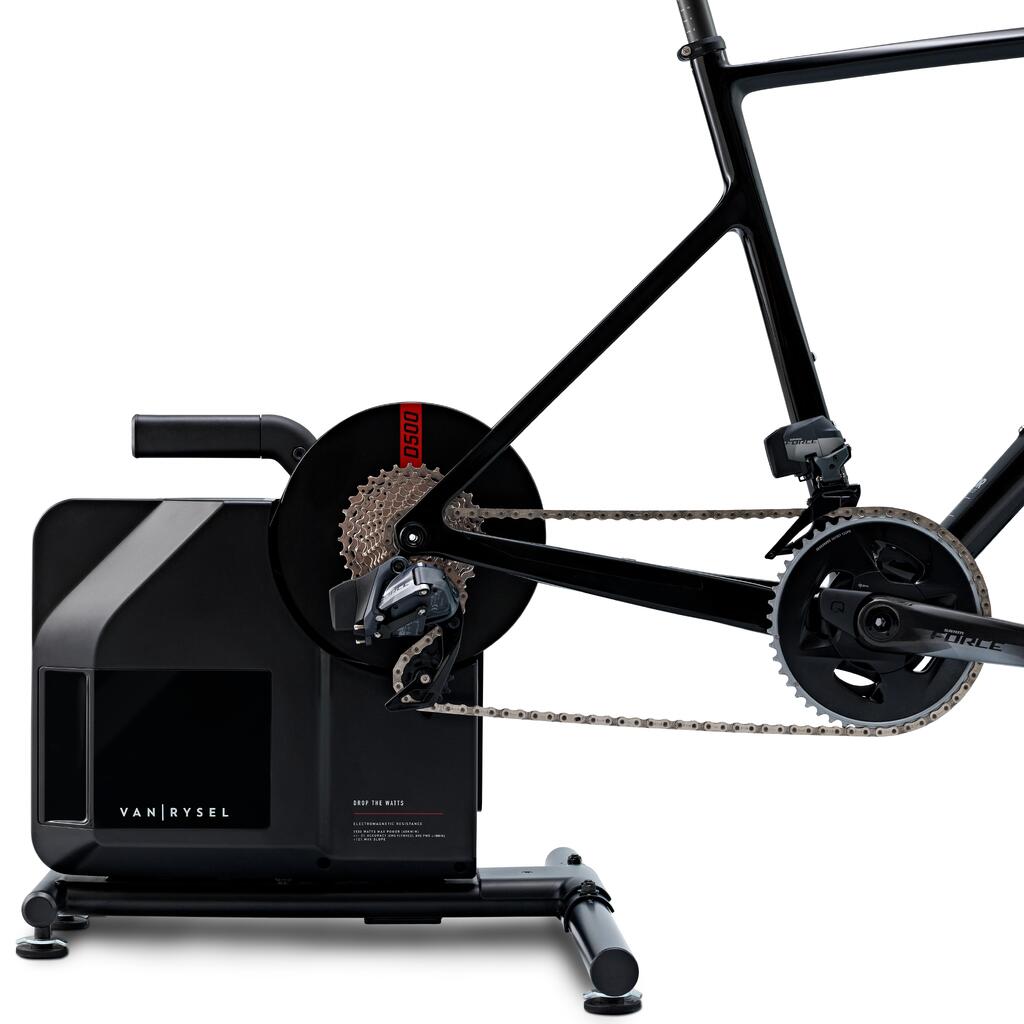 Interaktiver Rollentrainer Hometrainer VanRysel ​In'Ride D500 Direktantrieb