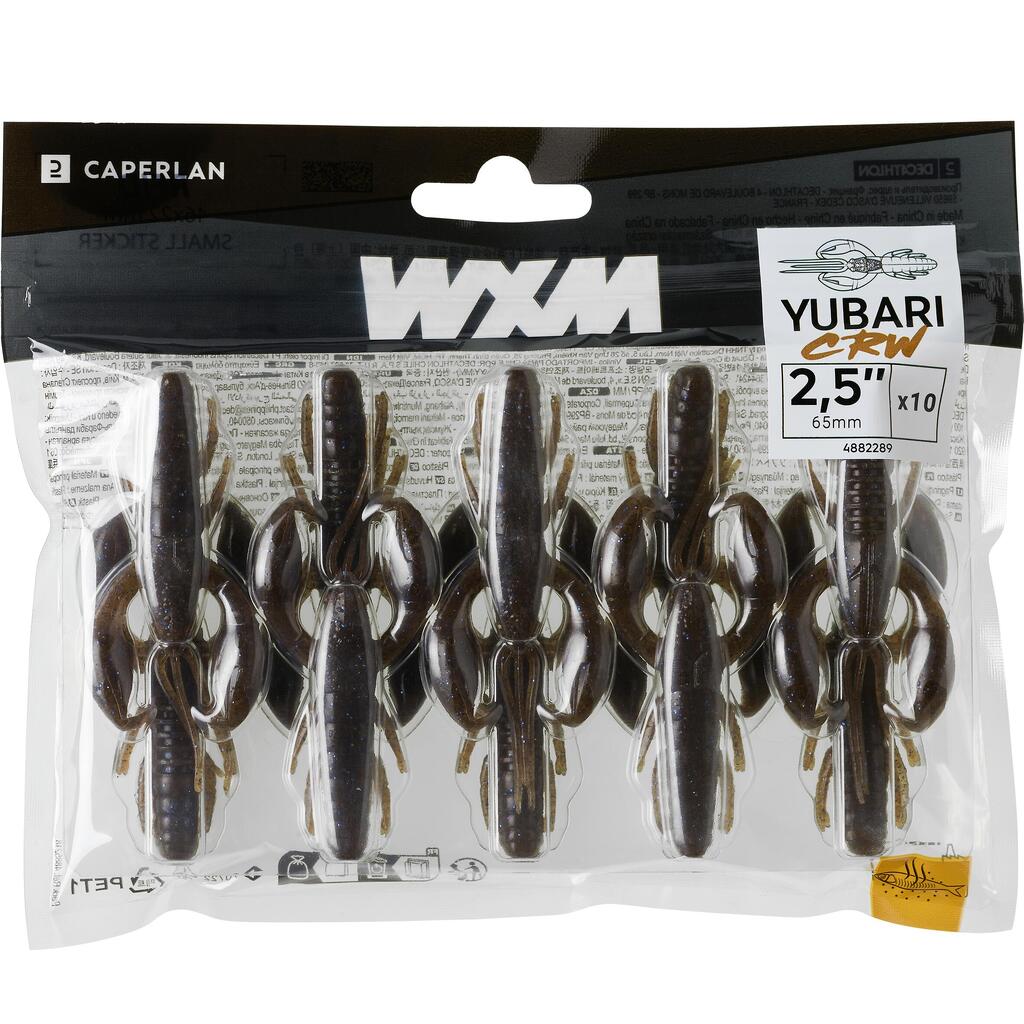 Mehka vaba v obliki raka s sredstvom za privlačenje WXM YUBARI CRW 6.5 cm