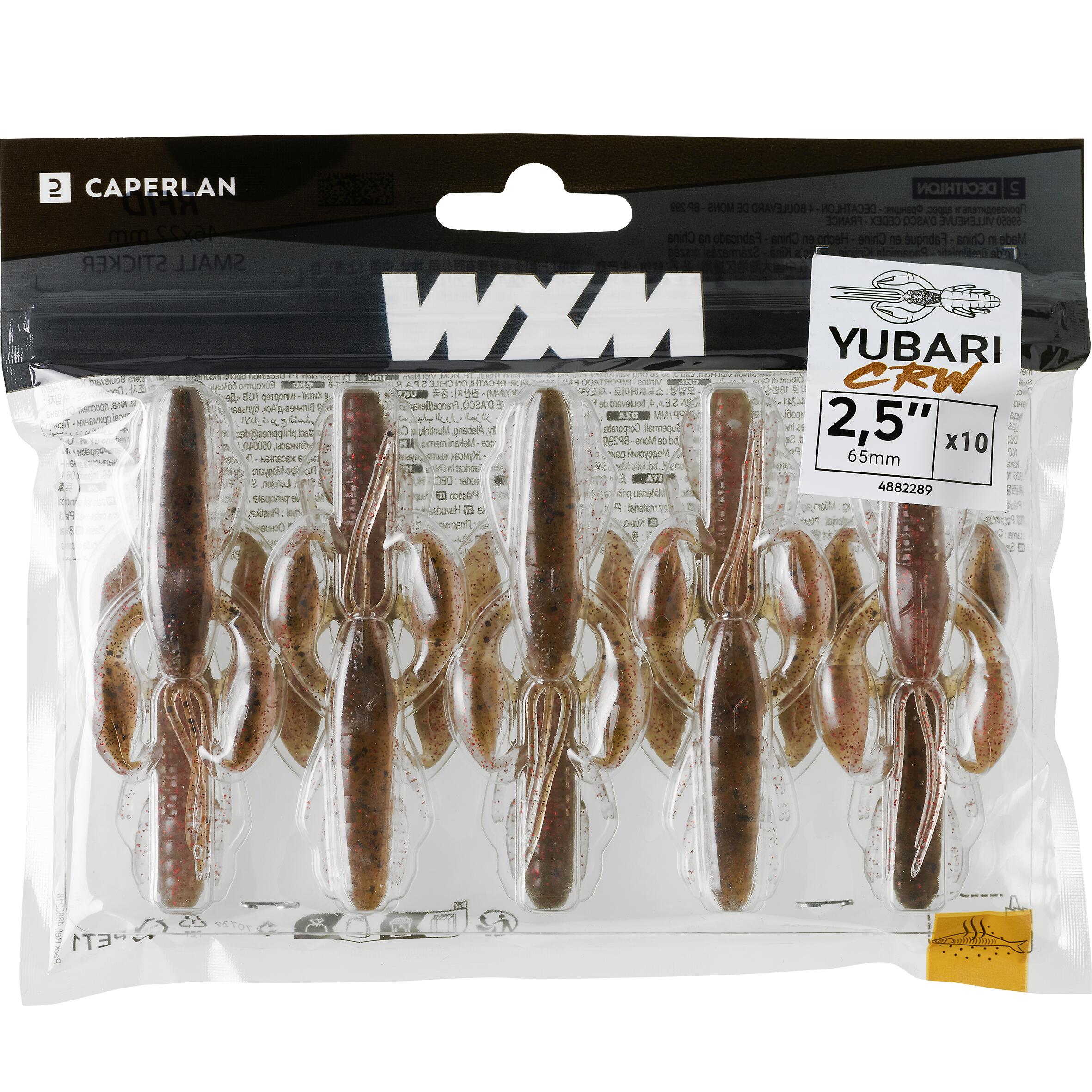 Leurre souple écrevisse avec attractant - WXM Yubari CRW 65 youngcraw - CAPERLAN