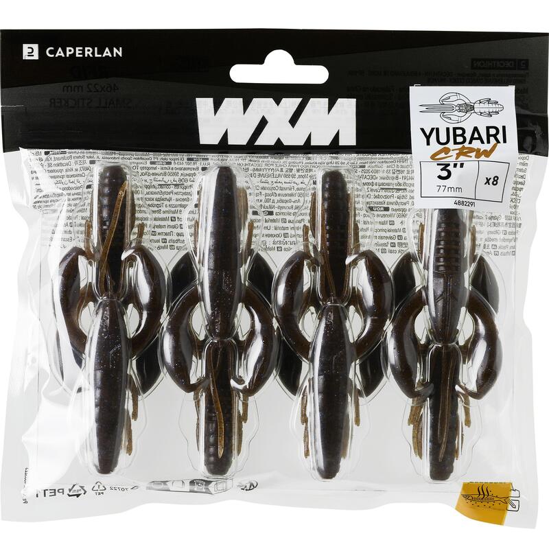 Měkká nástraha Rak s atraktantem WXM Yubari CRW 3" 7,5 cm Pumpkin Blue